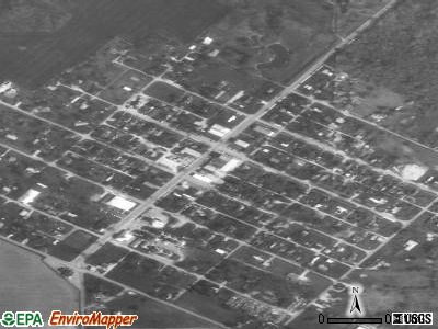 Zip code 46957 satellite photo by USGS