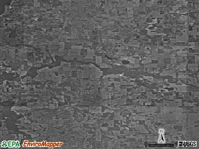 Zip code 46960 satellite photo by USGS