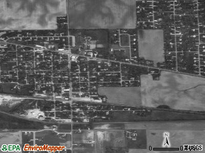 Zip code 46987 satellite photo by USGS