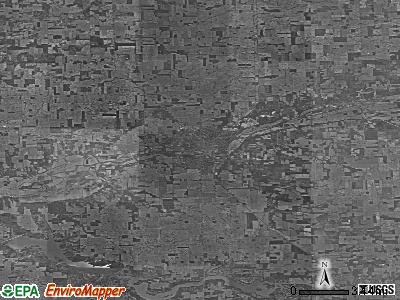 Zip code 46992 satellite photo by USGS