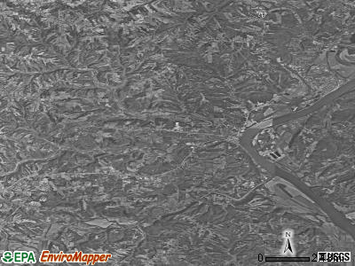Zip code 47001 satellite photo by USGS
