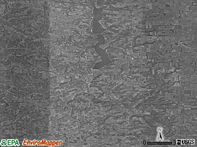 Zip code 47012 satellite photo by USGS
