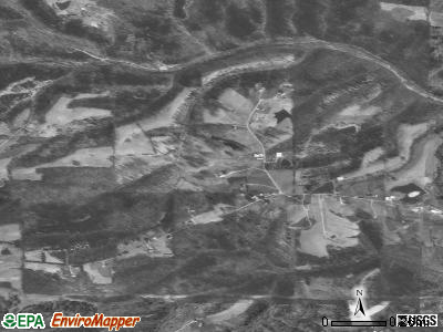Zip code 47019 satellite photo by USGS