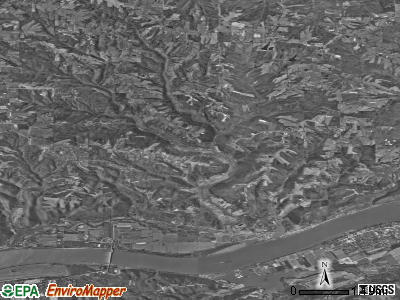 Zip code 47020 satellite photo by USGS