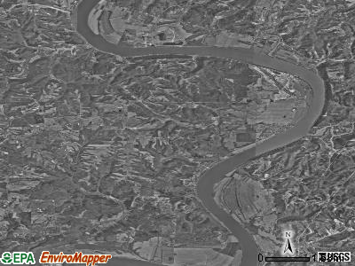 Zip code 47038 satellite photo by USGS
