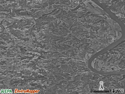 Zip code 47040 satellite photo by USGS