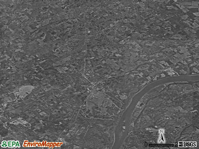 Zip code 47111 satellite photo by USGS