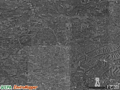 Zip code 47165 satellite photo by USGS