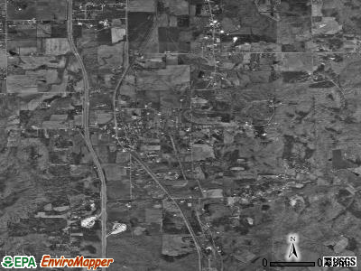 Zip code 47177 satellite photo by USGS