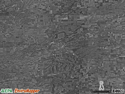 Zip code 47220 satellite photo by USGS