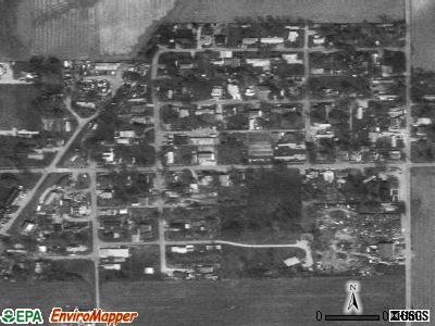 Zip code 47226 satellite photo by USGS