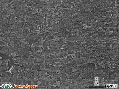 Zip code 47230 satellite photo by USGS