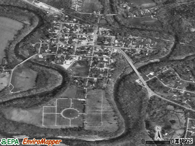 Zip code 47282 satellite photo by USGS