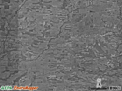 Zip code 47330 satellite photo by USGS