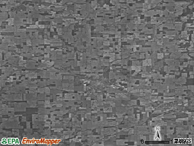 Zip code 47336 satellite photo by USGS