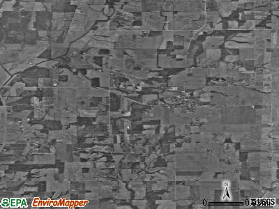 Zip code 47339 satellite photo by USGS