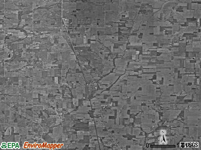 Zip code 47341 satellite photo by USGS