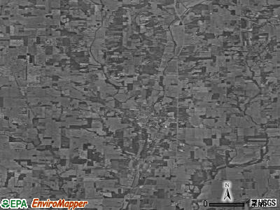 Zip code 47346 satellite photo by USGS