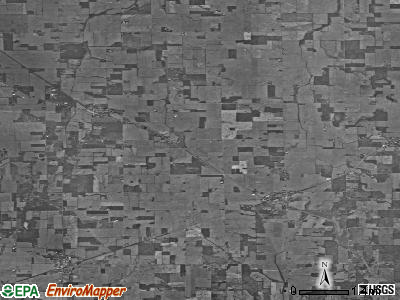 Zip code 47354 satellite photo by USGS