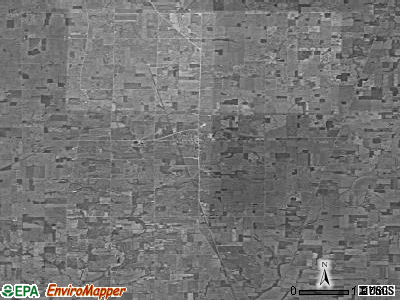 Zip code 47355 satellite photo by USGS