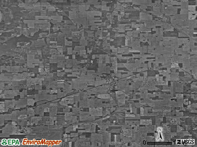 Zip code 47360 satellite photo by USGS