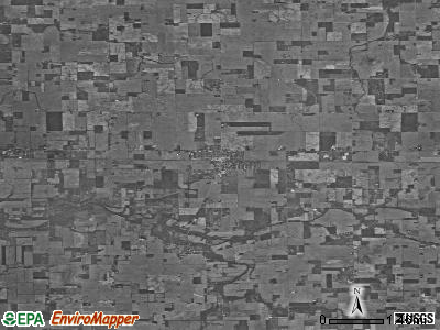 Zip code 47368 satellite photo by USGS