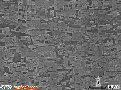 Zip code 47369 satellite photo by USGS