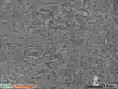 Zip code 47393 satellite photo by USGS