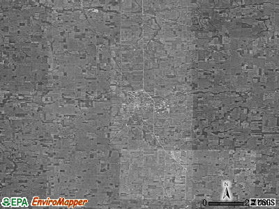 Zip code 47394 satellite photo by USGS