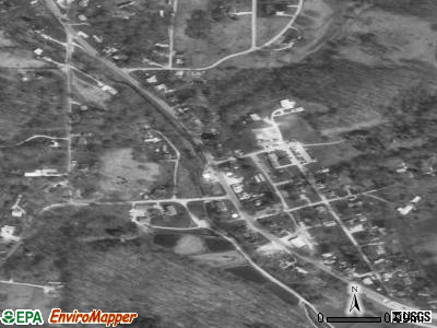 Zip code 47420 satellite photo by USGS