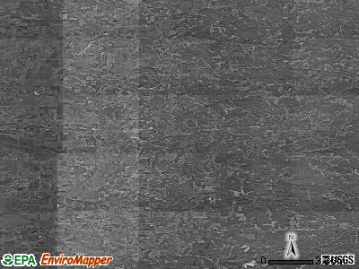 Zip code 47424 satellite photo by USGS