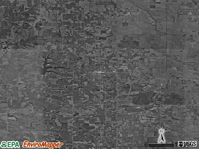 Zip code 47438 satellite photo by USGS
