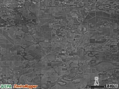 Zip code 47443 satellite photo by USGS