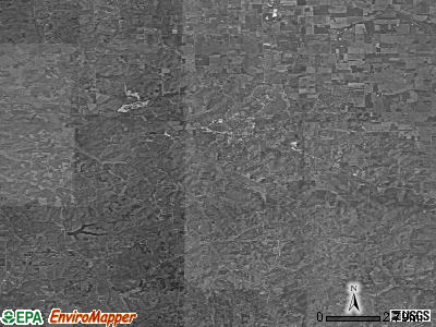 Zip code 47454 satellite photo by USGS