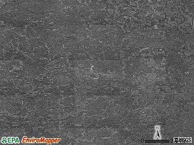Zip code 47460 satellite photo by USGS