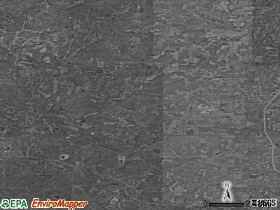 Zip code 47462 satellite photo by USGS