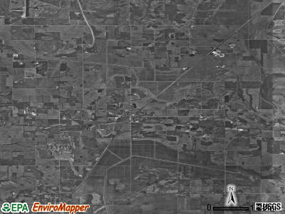 Zip code 47465 satellite photo by USGS