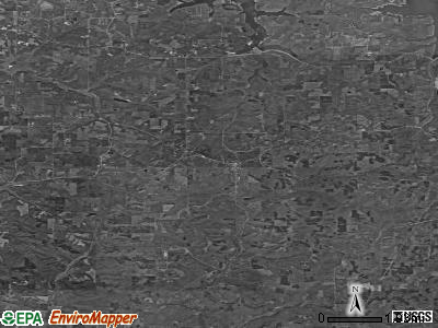 Zip code 47513 satellite photo by USGS