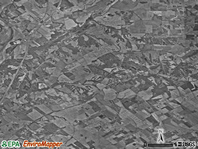 Zip code 47516 satellite photo by USGS