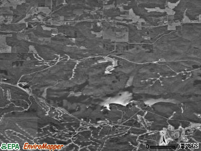Zip code 47522 satellite photo by USGS