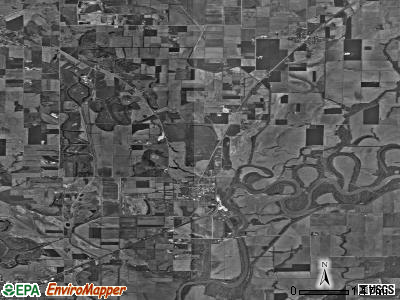 Zip code 47528 satellite photo by USGS