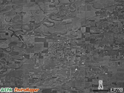 Zip code 47529 satellite photo by USGS