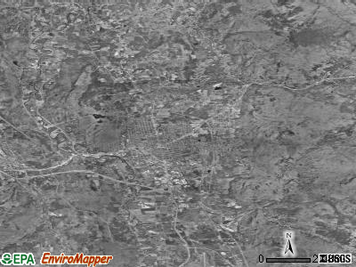 Zip code 05701 satellite photo by USGS