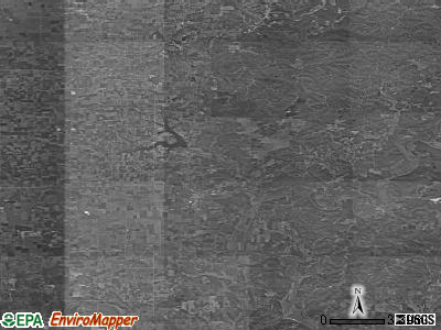 Zip code 47553 satellite photo by USGS