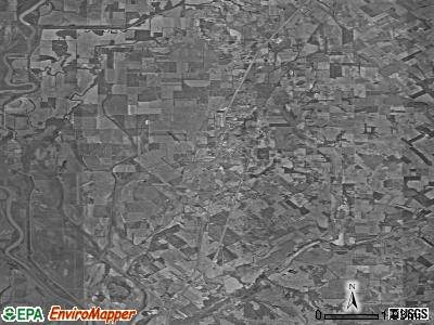 Zip code 47561 satellite photo by USGS