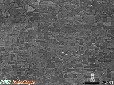 Zip code 47564 satellite photo by USGS