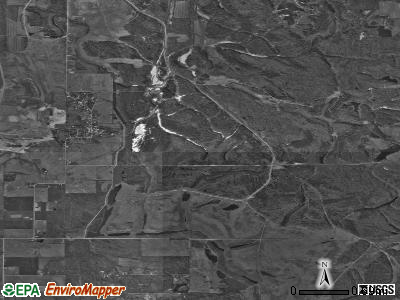 Zip code 47584 satellite photo by USGS