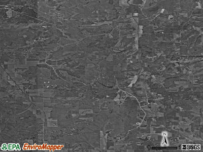 Zip code 47585 satellite photo by USGS