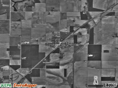 Zip code 47596 satellite photo by USGS