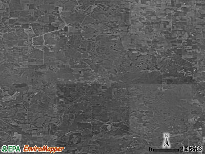 Zip code 47598 satellite photo by USGS
